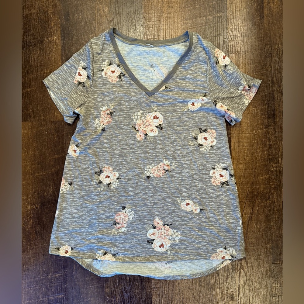 Lularoe floral print tee